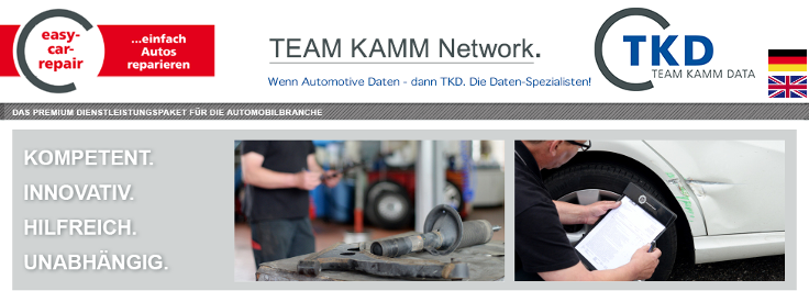 easy-car-repair · Kfz-Daten · Module für die Automobilbranche · 73773 Aichwald · 071121321765 · info@t-kamm.de